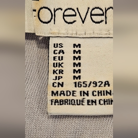 Forever 21 Sequin Embellished Top, Short Sleeves Size Medium - Picture 10 of 10